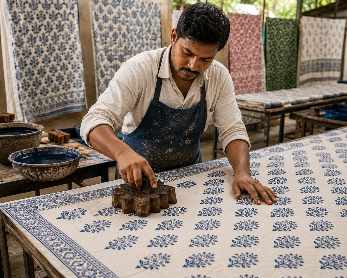 Hand Block Printing