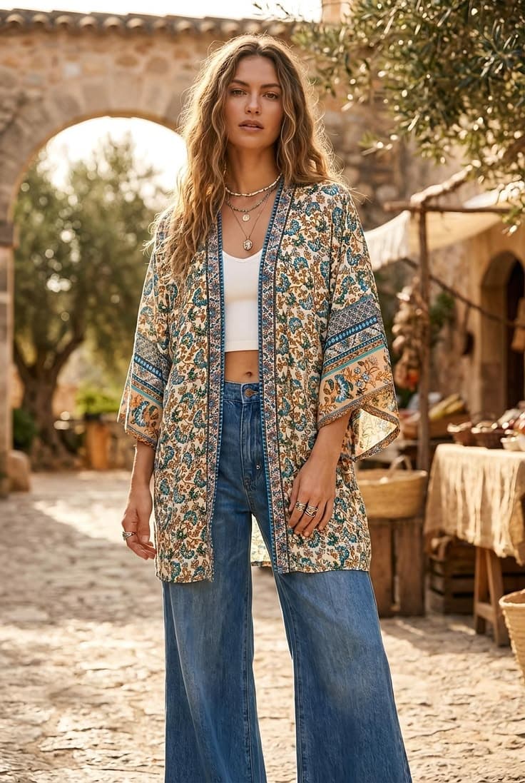 Fashion hand block printed textile collection