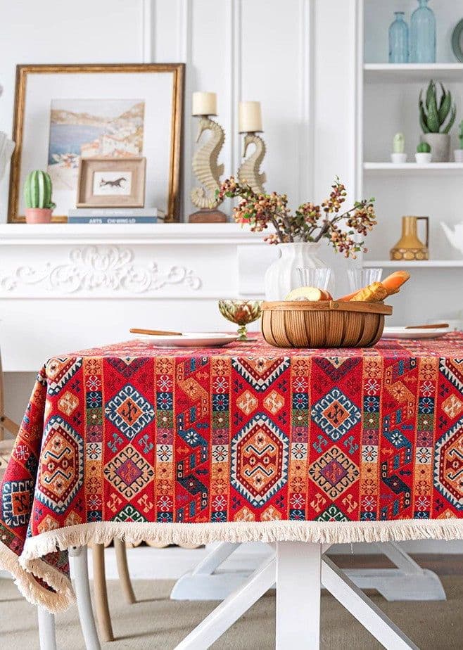 Table Linen hand block printed textile collection